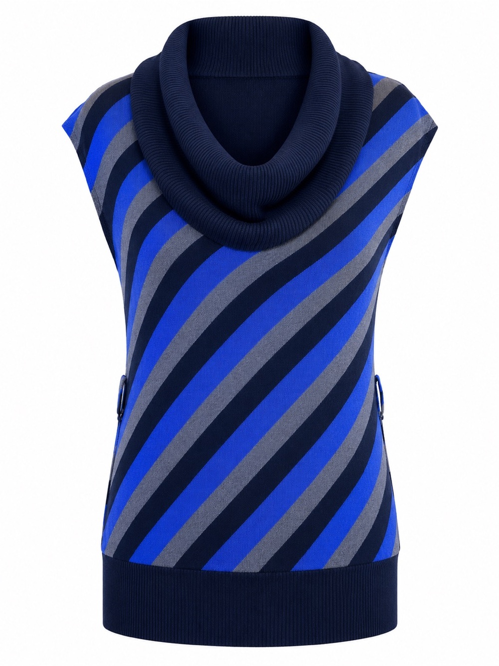 Heart Soul Women’s M Blue and Black Striped Top